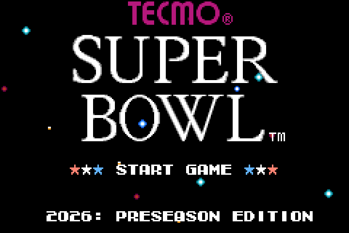 Tecmo Super Bowl 2026 title