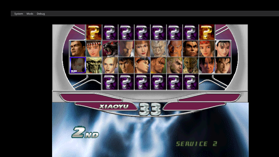 Tekken Tag Tournament character select